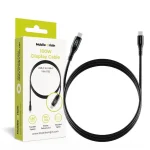Mobile Origin USB 2.0 Cable USB-C male - USB-C 100W PD Μαύρο 1.5m MO-100WDC-CB2