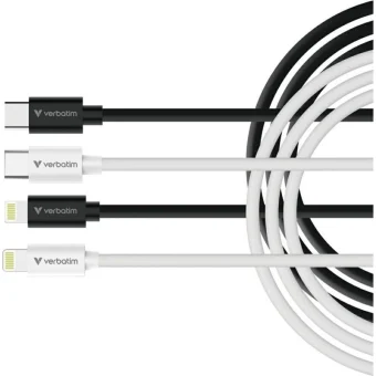 Verbatim USB-C to Lightning Cable 27W Μαύρο 32392