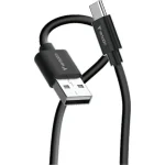 Verbatim USB 2.0 Cable USB-C male - USB-C 18W Μαύρο 32393 2τμχ - Image 2
