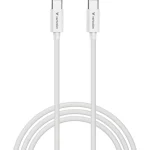 Verbatim USB 2.0 Cable USB-C male - USB-C 100W Λευκό 3m 32409