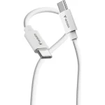 Verbatim USB 2.0 Cable USB-C male - USB-C 100W Λευκό 3m 32409 - Image 2