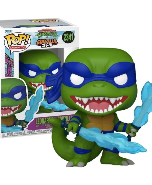 Funko Pop! Animation: Teenage Mutant Ninja Turtles - Leonardo X Godzilla 2341 90583