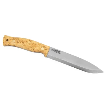 Casstrom Curly Birch Μαχαίρι Γκρι σε Δερμάτινη Θήκη 13404