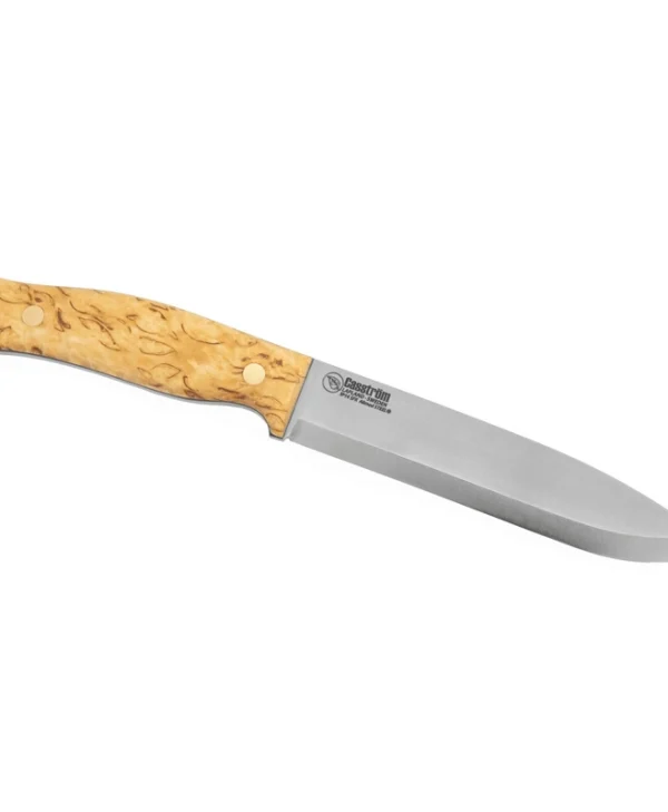 Casstrom Curly Birch Μαχαίρι Γκρι σε Δερμάτινη Θήκη 13404