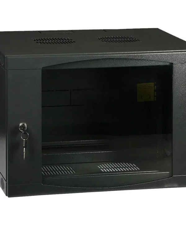 Delta Επιτοίχια Καμπίνα Rack 9U Μαύρο R19-9U/450/2S