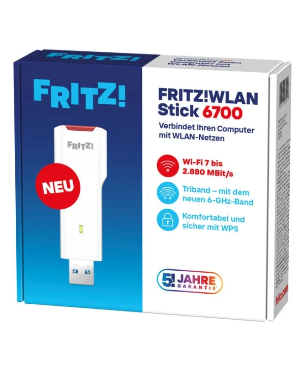 AVM Fritz!wlan Αντάπτορας Δικτύου USB με Ασύρματη Σύνδεση Wi-Fi 20003155