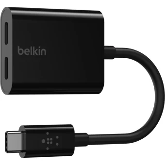Belkin Μετατροπέας USB-C male σε USB-C 2x female 1τμχ F7U081BTBLK