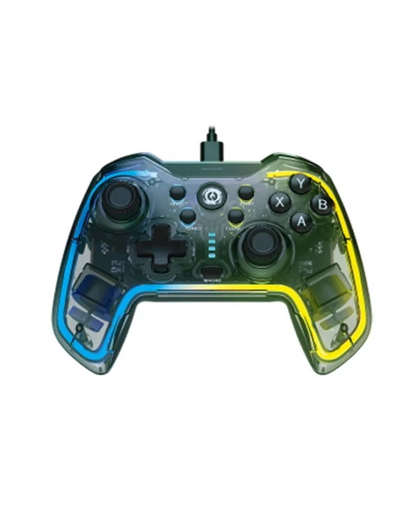 Canyon CND-GP02 Ενσύρματο Gamepad για Android / PC / PS3 / Switch Διάφανο