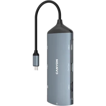 Canyon USB-C Docking Station με HDMI 4K PD Ethernet Γκρι (CNS-TDS15)