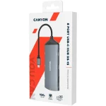 Canyon USB-C Docking Station με HDMI 4K PD Ethernet Γκρι (CNS-TDS15) - Image 4