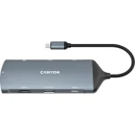 Canyon USB-C Docking Station με HDMI 4K PD Ethernet Γκρι (CNS-TDS15) - Image 5