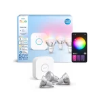 Philips Smart Λάμπες Philips Hue LED 4.7W για Ντουί GU10 RGB Dimmable 3τμχ 8721103103710 - Image 3