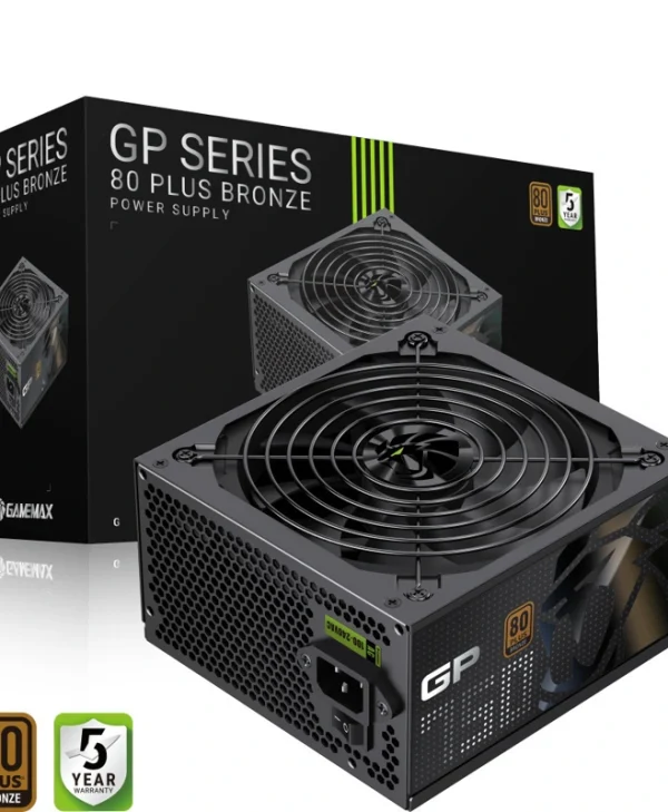 GameMax GP 750B 750W Μαύρο Τροφοδοτικό Υπολογιστή Full Wired 80 Plus Bronze
