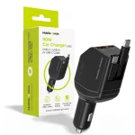 Mobile Origin 90w Car Charger Ca22 Usb-c + Usb-a 2x Usb-c Cable Mo-90cch-ca22 MO-90CCH-CA22