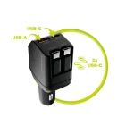 Mobile Origin 90w Car Charger Ca22 Usb-c + Usb-a 2x Usb-c Cable Mo-90cch-ca22 MO-90CCH-CA22 - Image 8