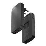Mobile Origin Φορτιστής Χωρίς Καλώδιο GaN με Θύρα USB-A και 2 Θύρες USB-C 65W Μαύρος GAN-65W-SLM-BLK - Image 2