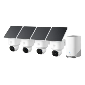 Eufy Σύστημα Παρακολούθησης SoloCam 4 Ασύρματων Καμερών IP 8MP με Control Hub E8173322
