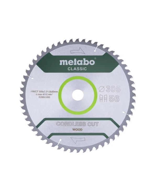 Metabo Cordless Circular Saw Hw Ct 305x30x56z Classic Wood Cutting 628693000