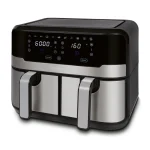 Heinrich's HFR 8214 Air Fryer με Διπλό Αποσπώμενο Κάδο 9lt Μαύρο
