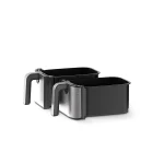 Heinrich's HFR 8214 Air Fryer με Διπλό Αποσπώμενο Κάδο 9lt Μαύρο - Image 5