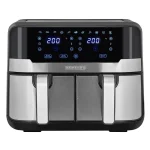 Heinrich's HFR 8214 Air Fryer με Διπλό Αποσπώμενο Κάδο 9lt Μαύρο - Image 6
