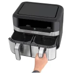 Heinrich's HFR 8214 Air Fryer με Διπλό Αποσπώμενο Κάδο 9lt Μαύρο - Image 7