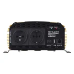 Volt Polska Inverter Αυτοκινήτου Καθαρού Ημιτόνου 1500W για Μετατροπή 12V DC σε 230V AC με 1xUSB 3SIR300012 - Image 4