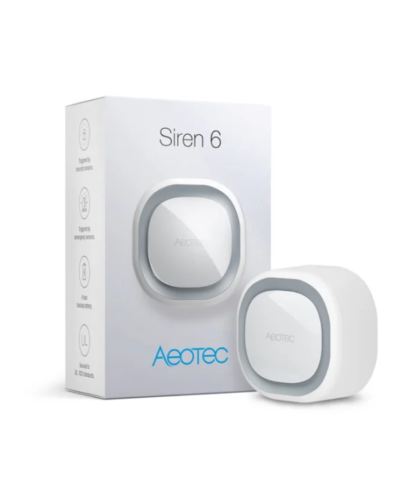 Aeotec Z-Wave Σειρήνα Συναγερμού Εσωτερικού Χώρου 3.85x7.6εκ. AEOEZW164EU