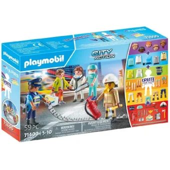 Playmobil City Action Ομάδα Διάσωσης για 5-10 ετών 71400