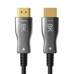 Claroc HDMI 2.1 Ultra High Speed 48Gbps 4K 120Hz HDR VRR Cable HDMI male - HDMI male 3m Μαύρο FEN-HDMI-21-3M - Image 3