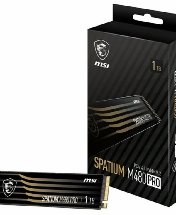 MSI Spatium M480 Pro SSD 1TB τύπου M.2 με σύνδεση PCI Express 4.0 (PS5 Compatible) S78-440L1G0-P83