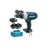 Makita DDF451RTJ Κρουστικό Δραπανοκατσάβιδο Μπαταρίας 18V 2x5Ah