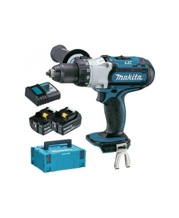 Makita DDF451RTJ Κρουστικό Δραπανοκατσάβιδο Μπαταρίας 18V 2x5Ah