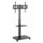 Gembird TVS-75S-02 Βάση Τηλεόρασης Δαπέδου έως 75" Μαύρο