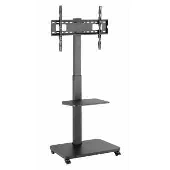 Gembird TVS-75S-02 Βάση Τηλεόρασης Δαπέδου έως 75" Μαύρο