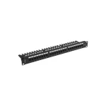 Lanberg Patch Panel για Rack 1U 19" 24 Θυρών Μαύρο PPUA-1124-B - Image 2
