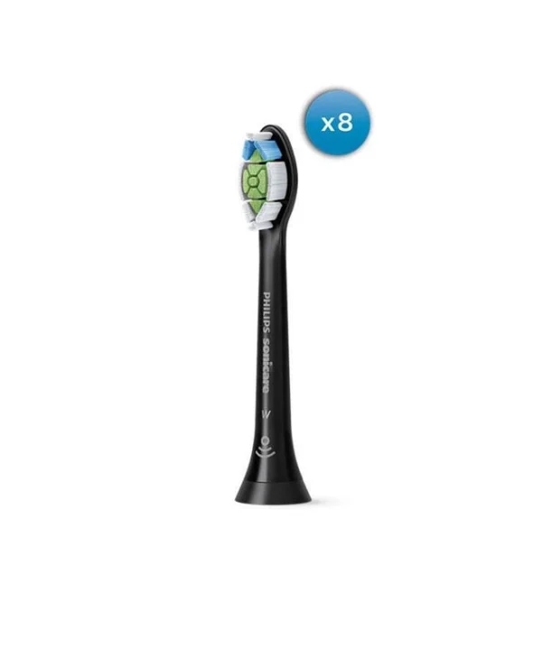 Philips Sonicare Optimal Ανταλλακτικές Κεφαλές για Ηλεκτρική Οδοντόβουρτσα Black HX6068/88 8τμχ