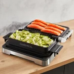 Tefal Optigrill 4in1 XL Επιτραπέζια Ηλεκτρική Ψησταριά Λείας και Αυλακωτής Πλάκας 2200W με Καπάκι και Ρυθμιζόμενο Θερμοστάτη 46x36εκ. GC784D30 - Image 4