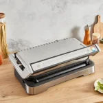 Tefal Optigrill 4in1 XL Επιτραπέζια Ηλεκτρική Ψησταριά Λείας και Αυλακωτής Πλάκας 2200W με Καπάκι και Ρυθμιζόμενο Θερμοστάτη 46x36εκ. GC784D30 - Image 9