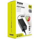 Port Designs Φορτιστής Laptop 65W για Acer / Toshiba με Αποσπώμενο Καλώδιο Τροφοδοσίας και με σετ βυσμάτων 900093-ACTO - Image 2