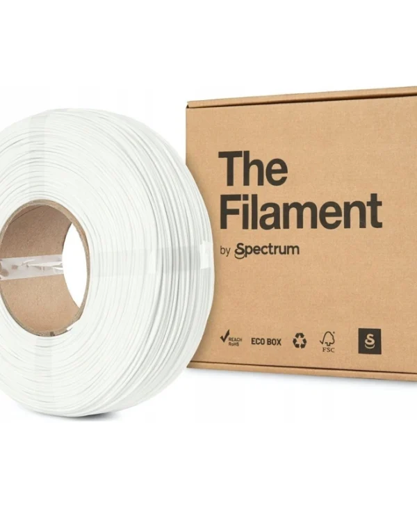 Spectrum PLA 3D Printer Filament 1.75mm traffic white 1kg 1τμχ (Refill) TF-24042