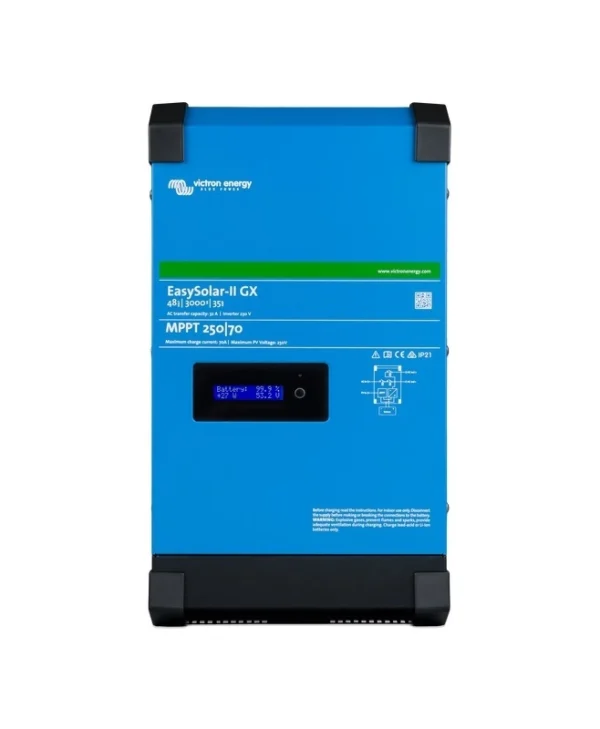 Victron Energy EasySolar II GX 48/5000/70-50 MPPT 250/100 Καθαρού Ημιτόνου Inverter Ισχύος με Τάση Εισόδου 48V PMP482507010