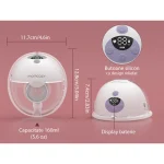 Momcozy Pump M5 Ηλεκτρικό Διπλό Θήλαστρο Ρεύματος Χωρίς BPA Κόκκινο 120ml BP188-MR00BA-C - Image 10