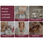 Momcozy Pump M5 Ηλεκτρικό Διπλό Θήλαστρο Ρεύματος Χωρίς BPA Κόκκινο 120ml BP188-MR00BA-C - Image 11