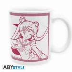 Abysse Sailor Moon & Luna Κούπα Κεραμική Λευκή 320ml ABYMUG144