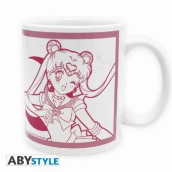Abysse Sailor Moon & Luna Κούπα Κεραμική Λευκή 320ml ABYMUG144