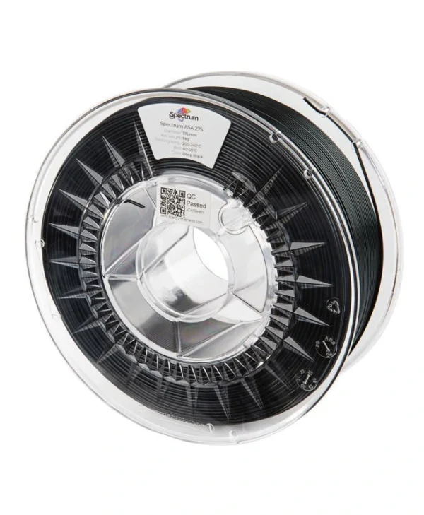 Spectrum ASA 3D Printer Filament 1.75mm Μαύρο 1kg 80302