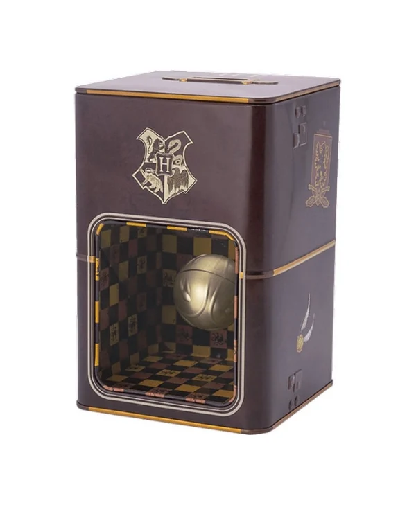 Abysse Παιδικός Κουμπαράς Πλαστικός Harry Potter Golden Snitch Money Bank Καφέ 10.8x10.8x16.6cm ABYBUS013