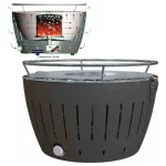LotusGrill G34 Ανοξείδωτη Φορητή Ψησταριά Κάρβουνου 32x32εκ. Anthracite Grey LOG-AN-34P - Image 6