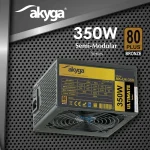 Akyga AK-U4-350 350W Μαύρο Τροφοδοτικό Υπολογιστή Full Wired 80 Plus Bronze - Image 7
